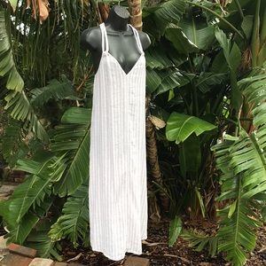 Rachel ashwell  striped bathing suit cover-up or dress